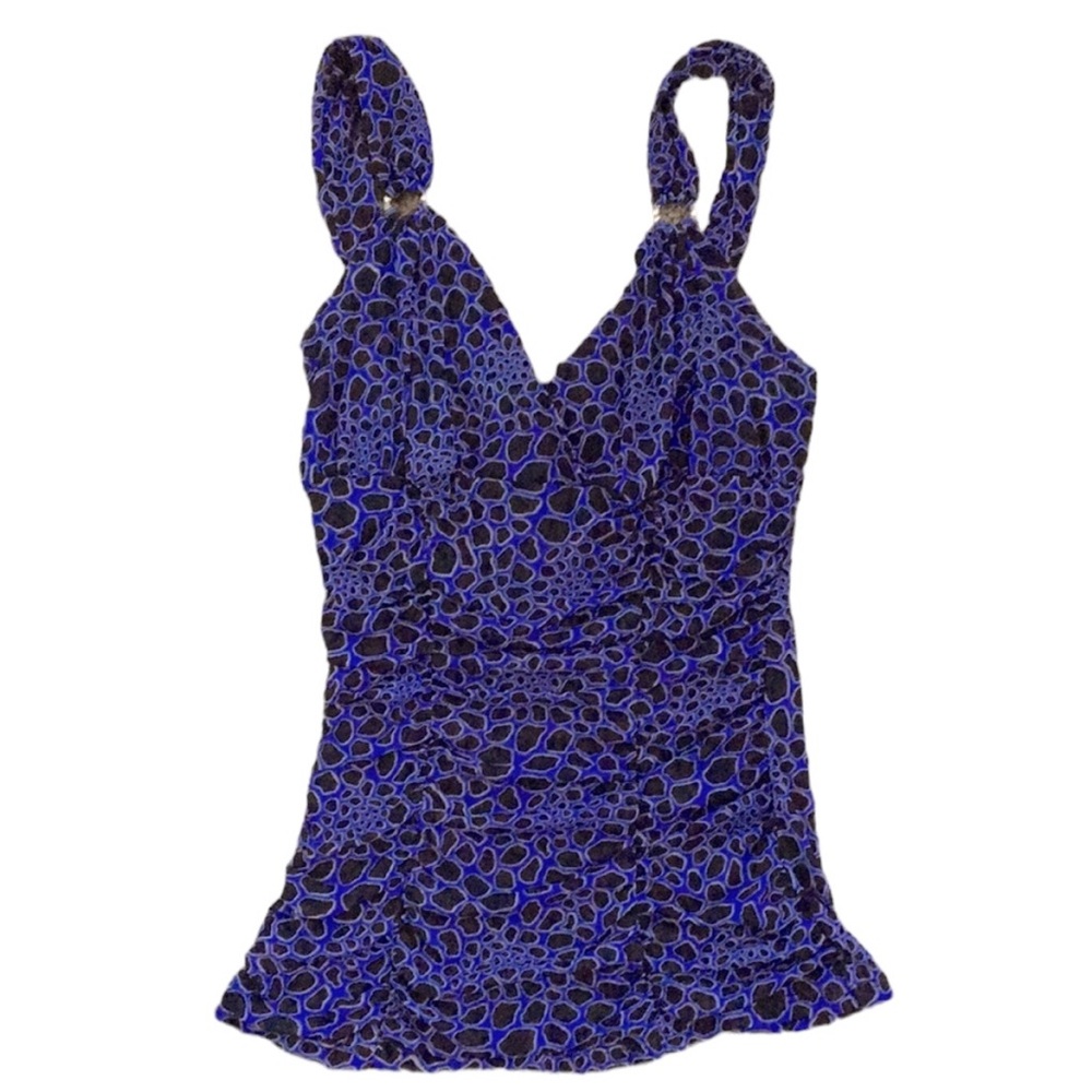 Sexy purple leopard tank